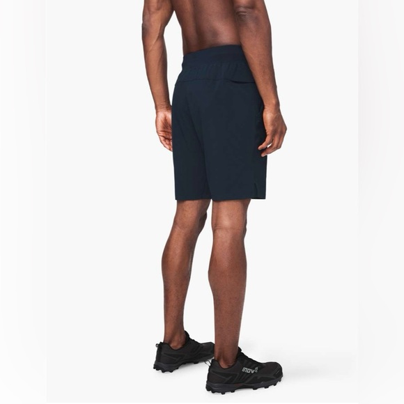 Lululemon License To Train Linerless 9” Short‎ Navy Blue Multi Active Athleisure - Picture 1 of 11